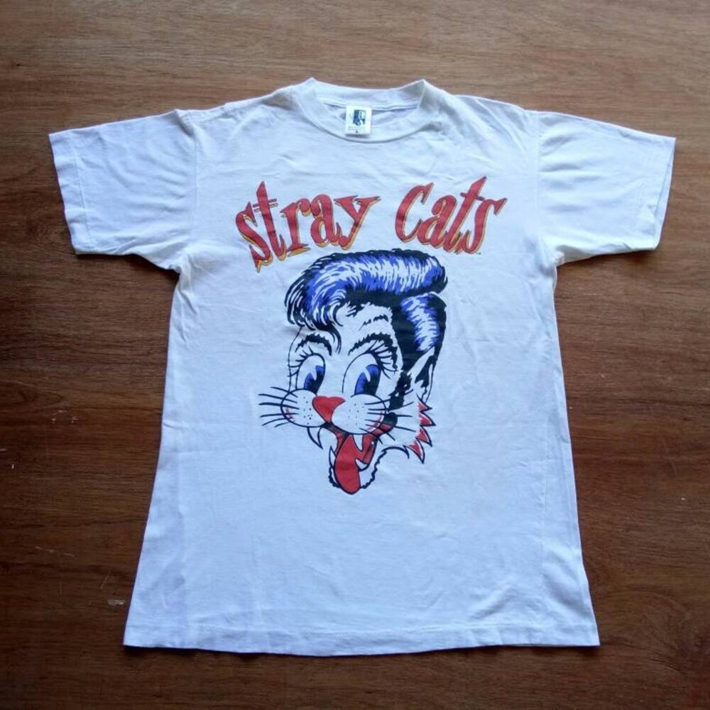 Stray Cats Band 80s Rockabilly Music Graphic T-Shirt Concert Fan Gift Tee 91